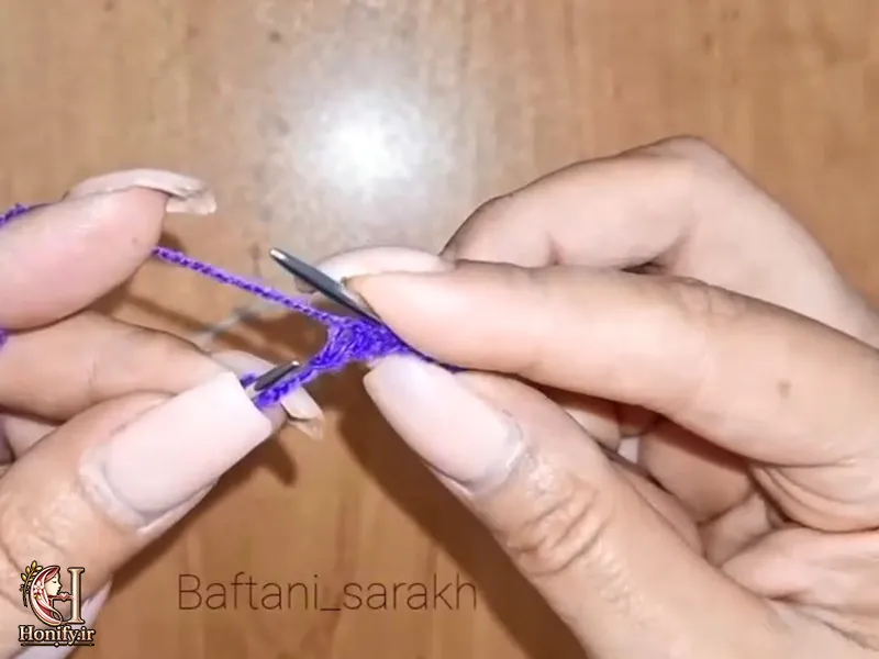 ساده بافی در قلاب بافی