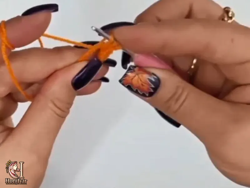 انواع پایه قلاب بافی - پایه متوسط
