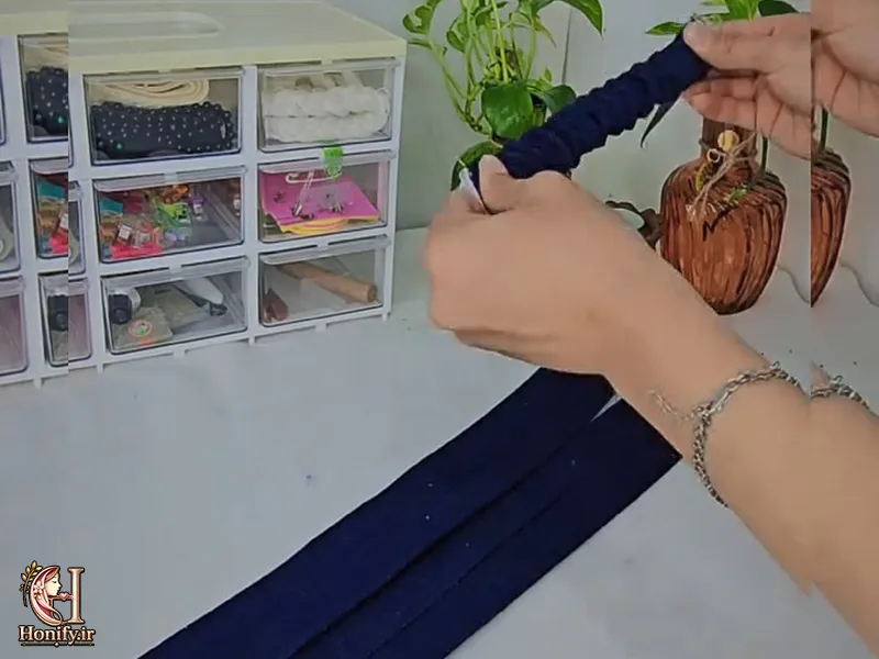 آموزش دوخت هدبند ترند با پارچه و کش، ساده و شیک برای تابستان