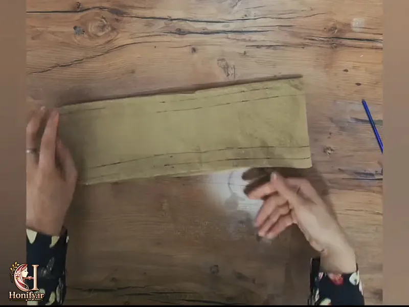 آموزش دوخت دمکنی رینگی قابلمه با کش، مرحله به مرحله