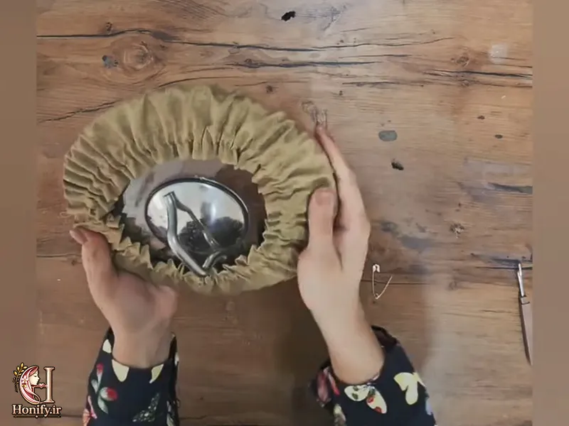 آموزش دوخت دمکنی رینگی با کش؛ ساده و سریع