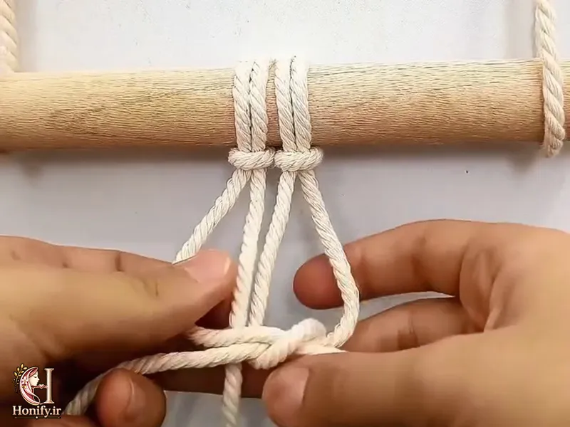 آموزش گره گل مکرومه بافی؛ آموزش ساده و مرحله به مرحله