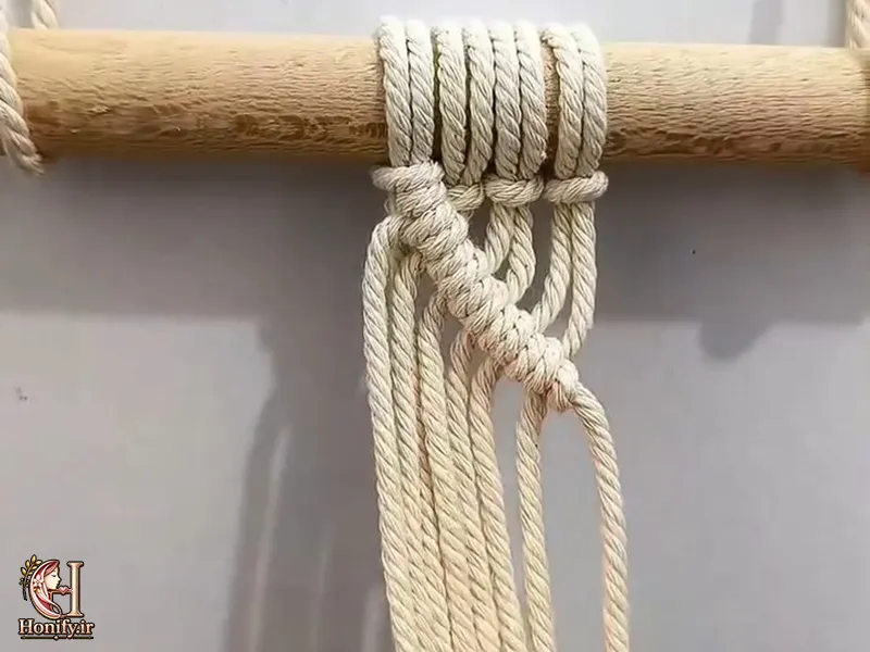 آموزش گره مدادی در مکرومه بافی + آموزش تصویری و مرحله به مرحله