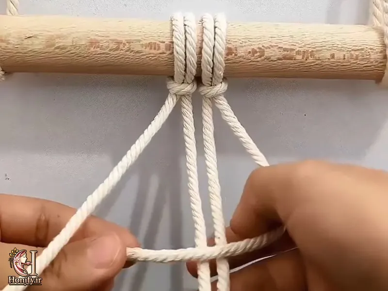 آموزش گره مربع در مکرومه بافی؛ آموزش ساده و مرحله به مرحله