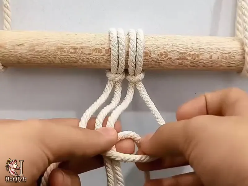 آموزش گره مربع در مکرومه بافی؛ آموزش ساده و مرحله به مرحله