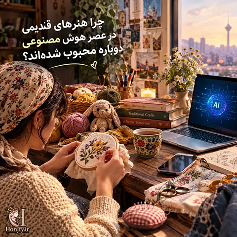 چرا هنرهای دستی در عصر هوش مصنوعی محبوب شده اند؟