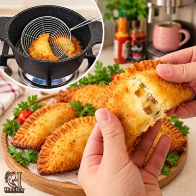 آموزش پیراشکی تابه‌ ای بدون فر؛ یک غذای خوشمزه برای شام و فریزر