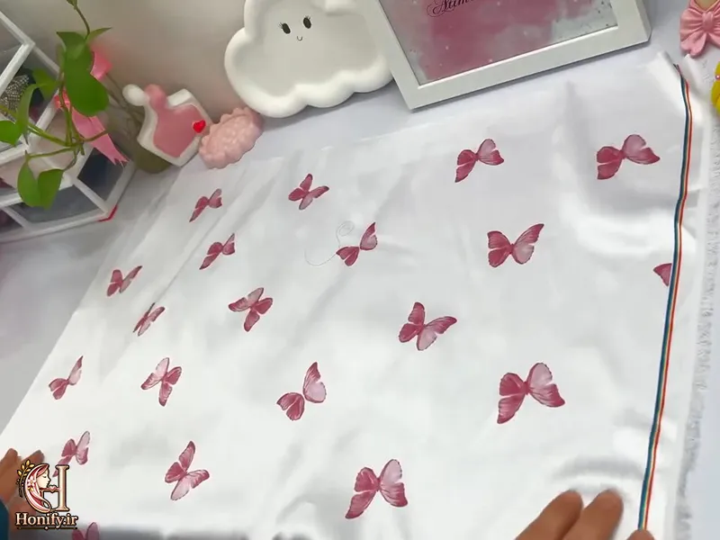 روش ساده دوخت رو بالشتی پاکتی با سه تکه پارچه
