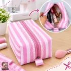 دوخت کیف آرایشی پارچه ای با زیپ؛ مرحله به مرحله
