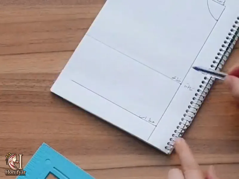 آموزش رسم الگوی بالاتنه ساده مرحله به مرحله + جدول اندازه‌ها