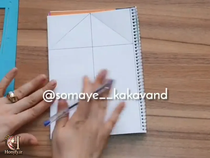 رسم الگو آستین ساده برای خیاطی مبتدیان (صفر تا صد)