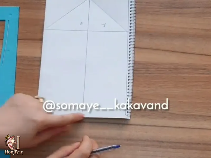 رسم الگو آستین ساده برای خیاطی مبتدیان (صفر تا صد)