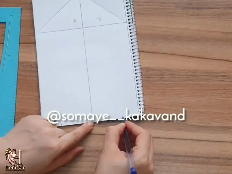 رسم الگو آستین ساده برای خیاطی مبتدیان (صفر تا صد)