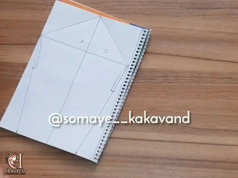 رسم الگو آستین ساده برای خیاطی مبتدیان (صفر تا صد)