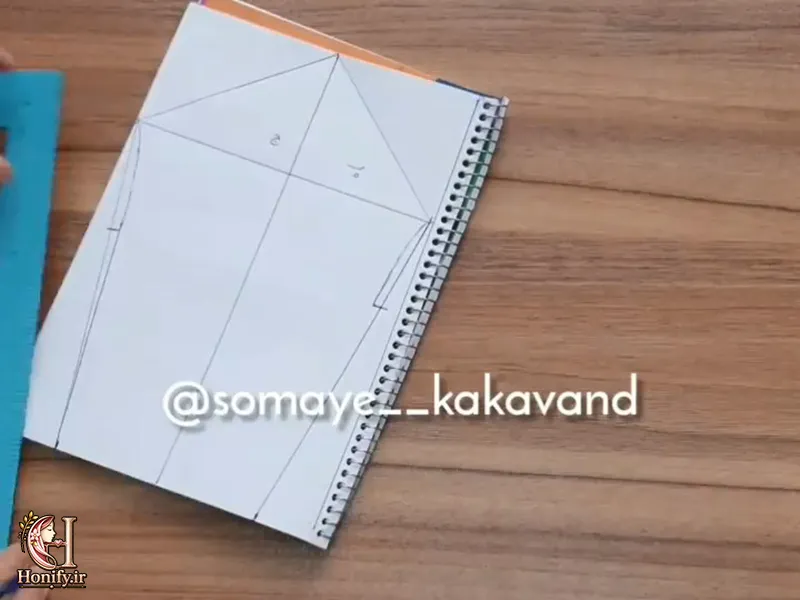 یادگیری رسم الگو آستین ساده با اندازه گیری دقیق
