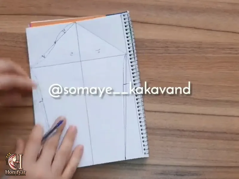 یادگیری رسم الگو آستین ساده با اندازه گیری دقیق