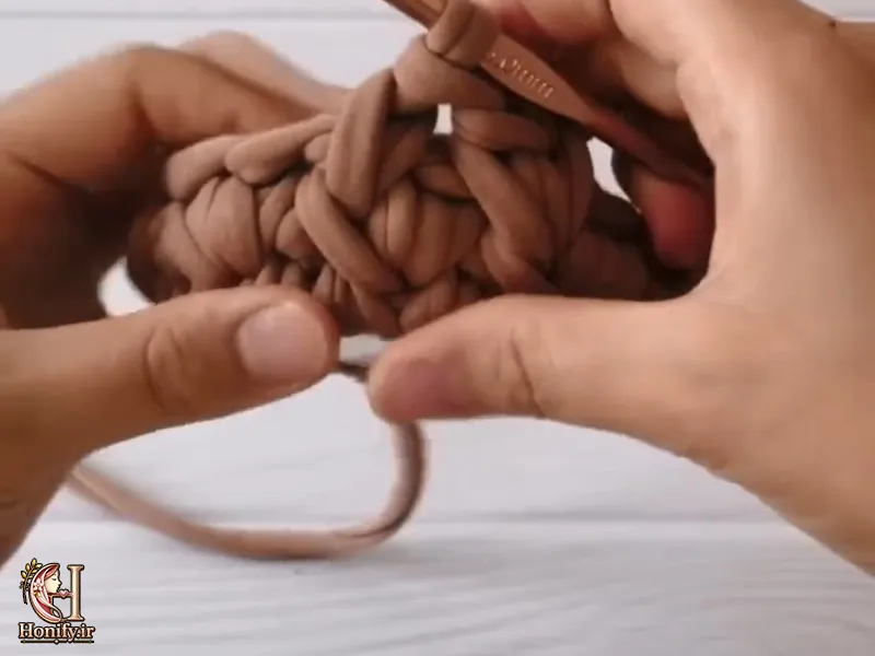 آموزش بافت کجراه در تریکوبافی با قلاب، مرحله به مرحله