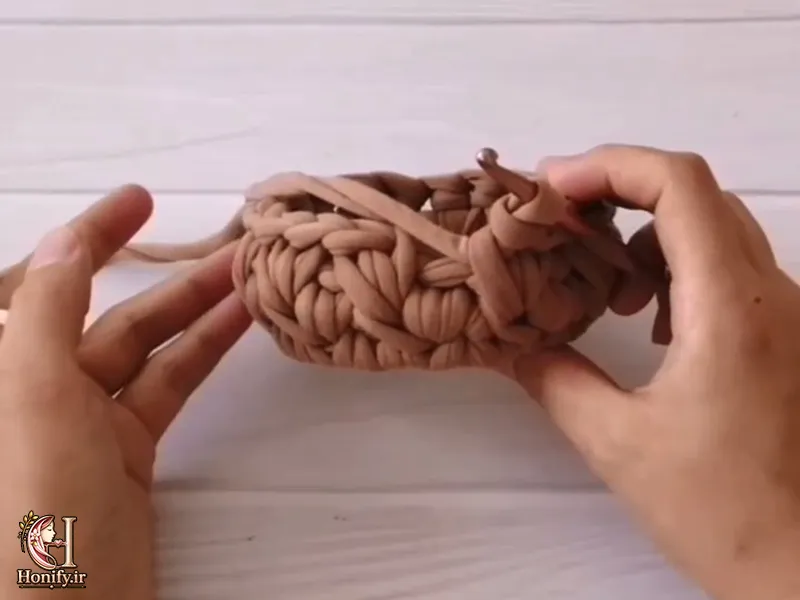 آموزش بافت کجراه در تریکوبافی با قلاب، مرحله به مرحله