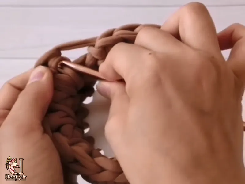آموزش بافت کجراه در تریکوبافی با قلاب، مرحله به مرحله