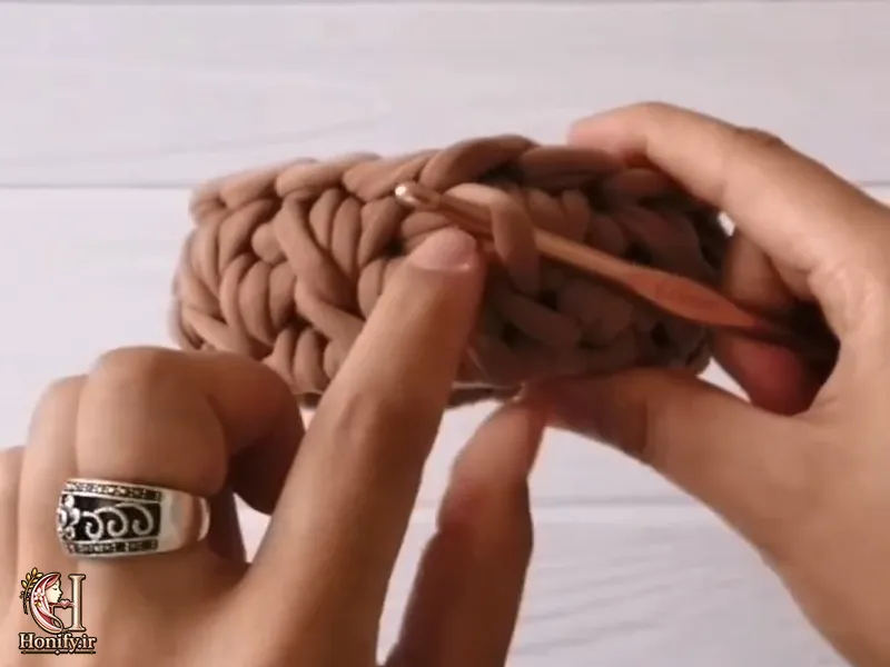 آموزش بافت کجراه در تریکوبافی با قلاب، مرحله به مرحله