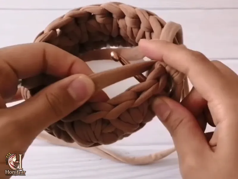 آموزش بافت کجراه در تریکوبافی با قلاب؛ مرحله به مرحله