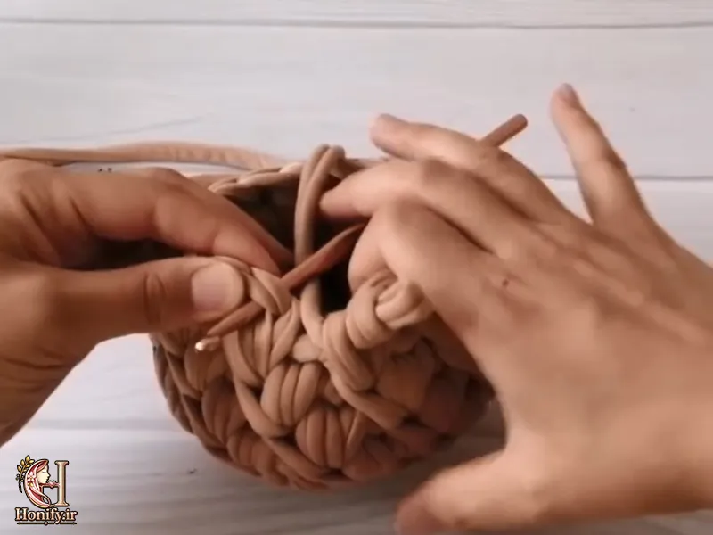 آموزش بافت کجراه در تریکوبافی با قلاب؛ مرحله به مرحله