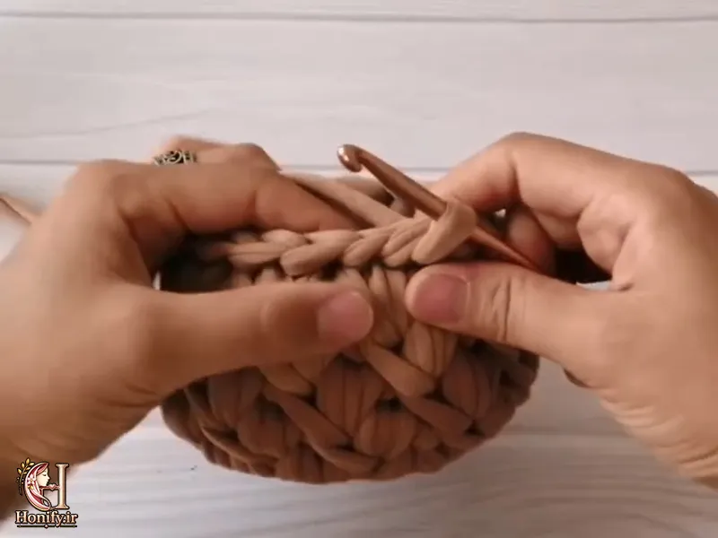 آموزش بافت کجراه در تریکوبافی با قلاب؛ مرحله به مرحله