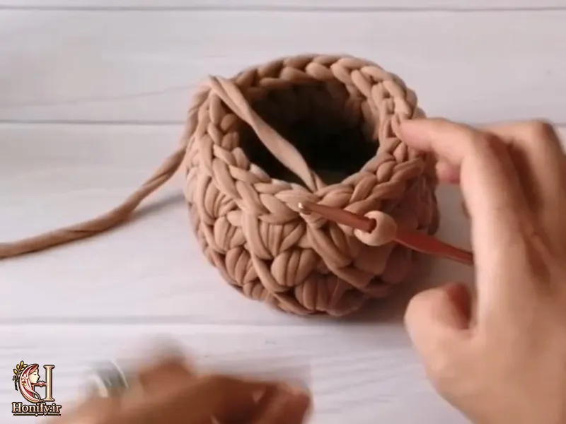 آموزش بافت کجراه در تریکوبافی با قلاب؛ مرحله به مرحله