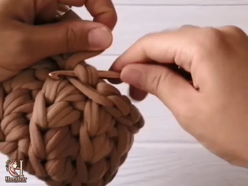 آموزش بافت کجراه در تریکوبافی با قلاب؛ مرحله به مرحله