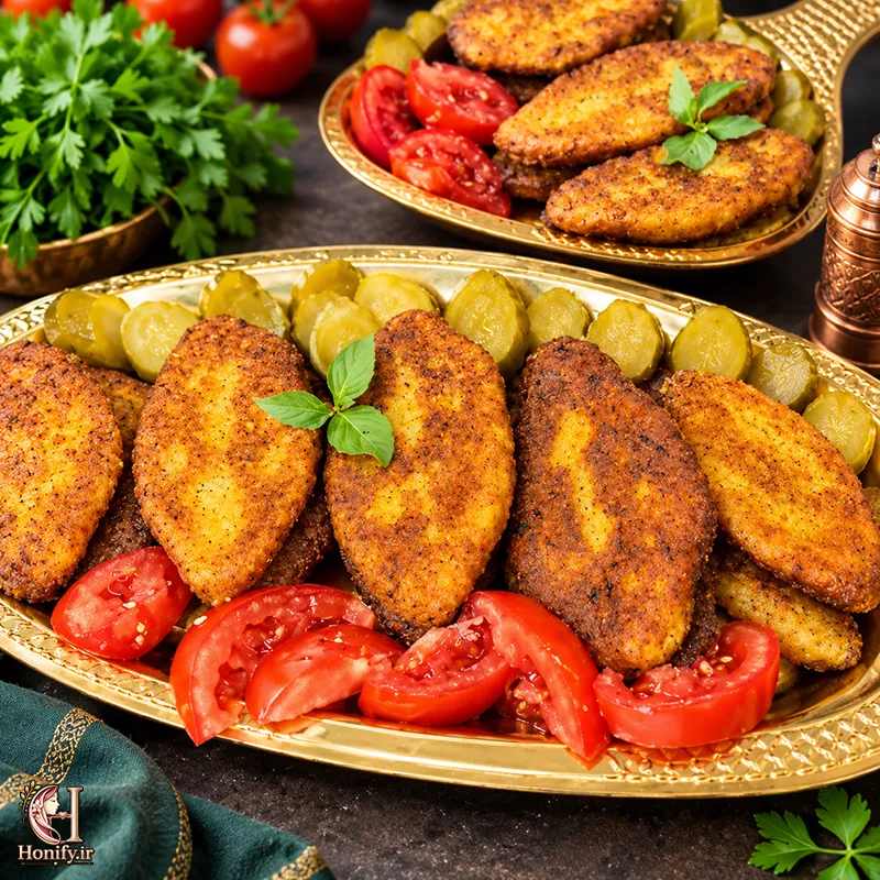 طرز تهیه کتلت شیرازی بدون گوشت و تخم مرغ