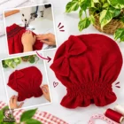 آموزش دوخت کلاه حمام حوله ای با کش و پاپیون